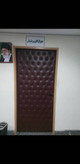 در لمسه روکش چرم آگوستیک درب عایق صدا