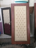 در لمسه روکش چرم آگوستیک درب عایق صدا