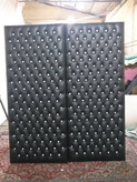 در لمسه روکش چرم آگوستیک درب عایق صدا